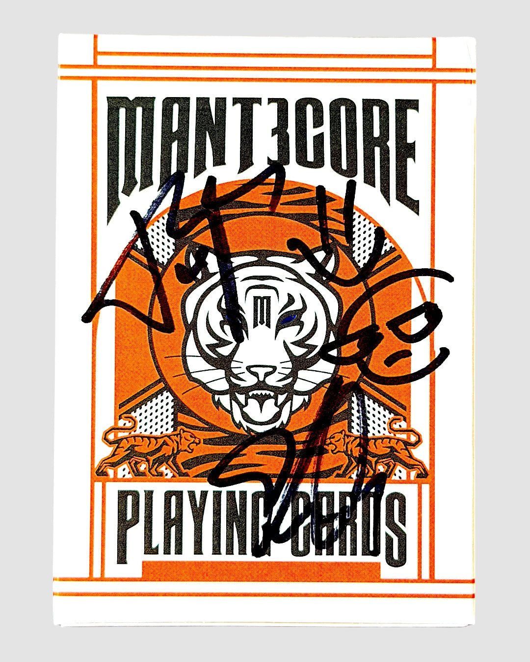 Mantecore Playing Cards v3 Edge Printed: Mantecoremmunity Signed by Edo Huang and Ben Loo