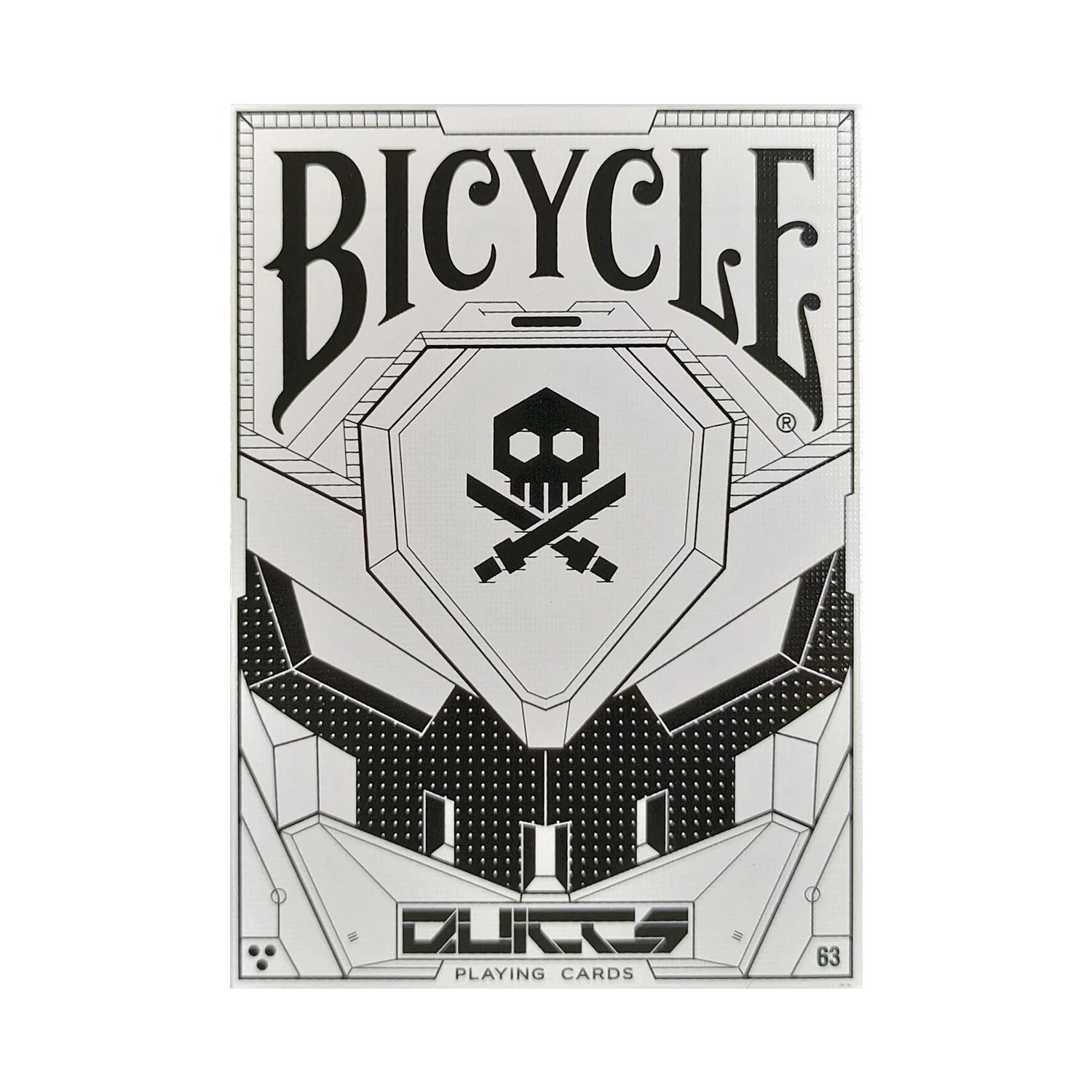 Bicycle Quiccs OG Black &amp; Ghost White Playing Cards