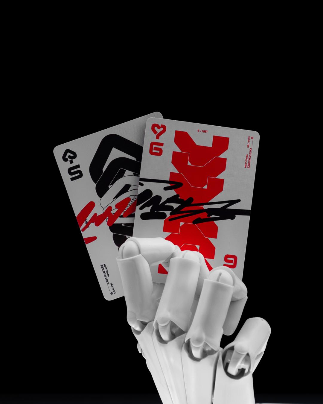 Bicycle Machine56 R-TYPE/3 White Playing Cards