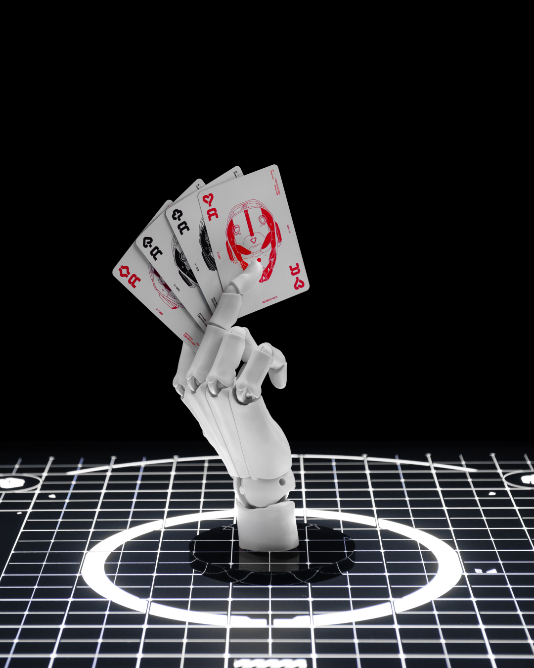 Bicycle Machine56 R-TYPE/3 White Playing Cards