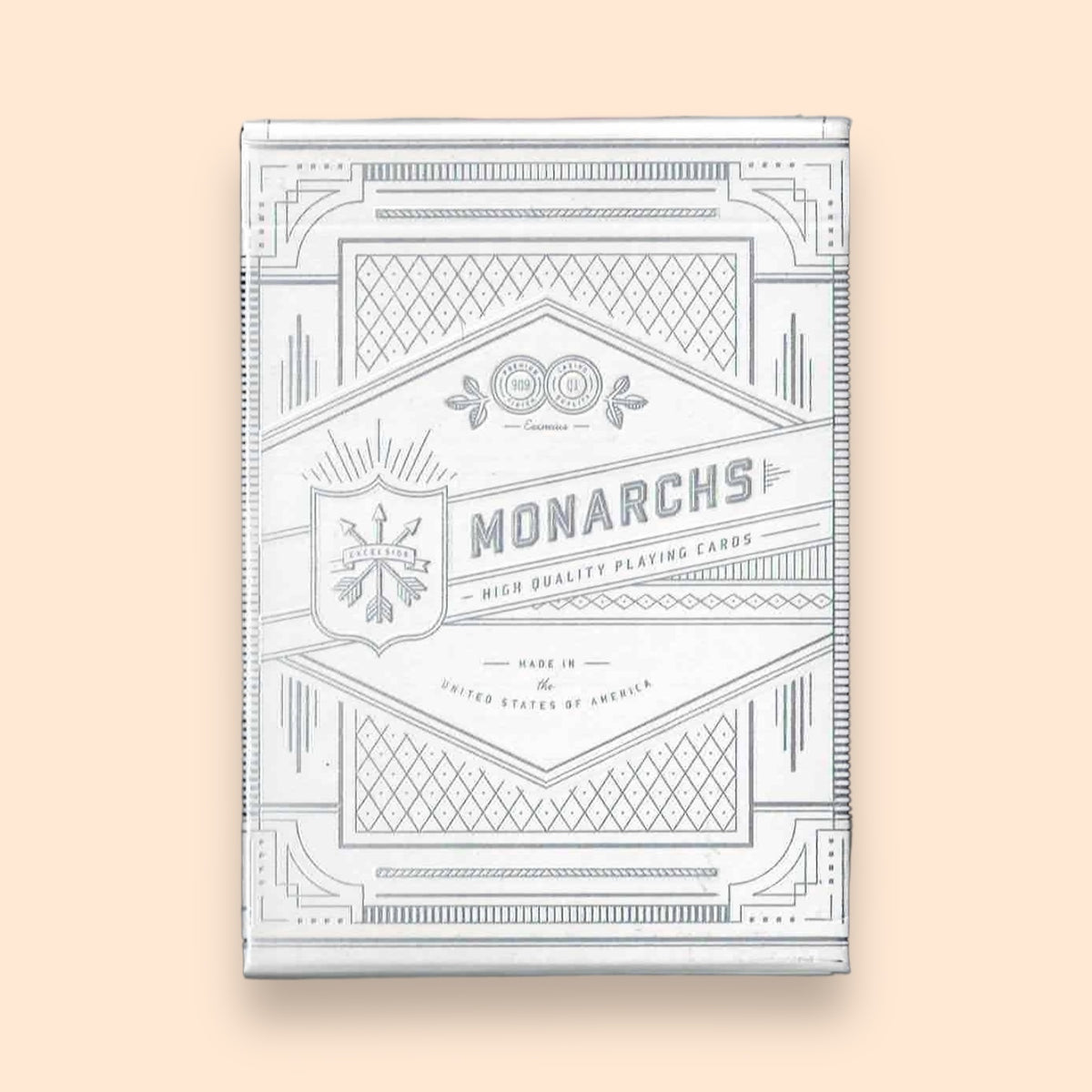 Silver Monarch playing cards by Theory 11 [Ding]