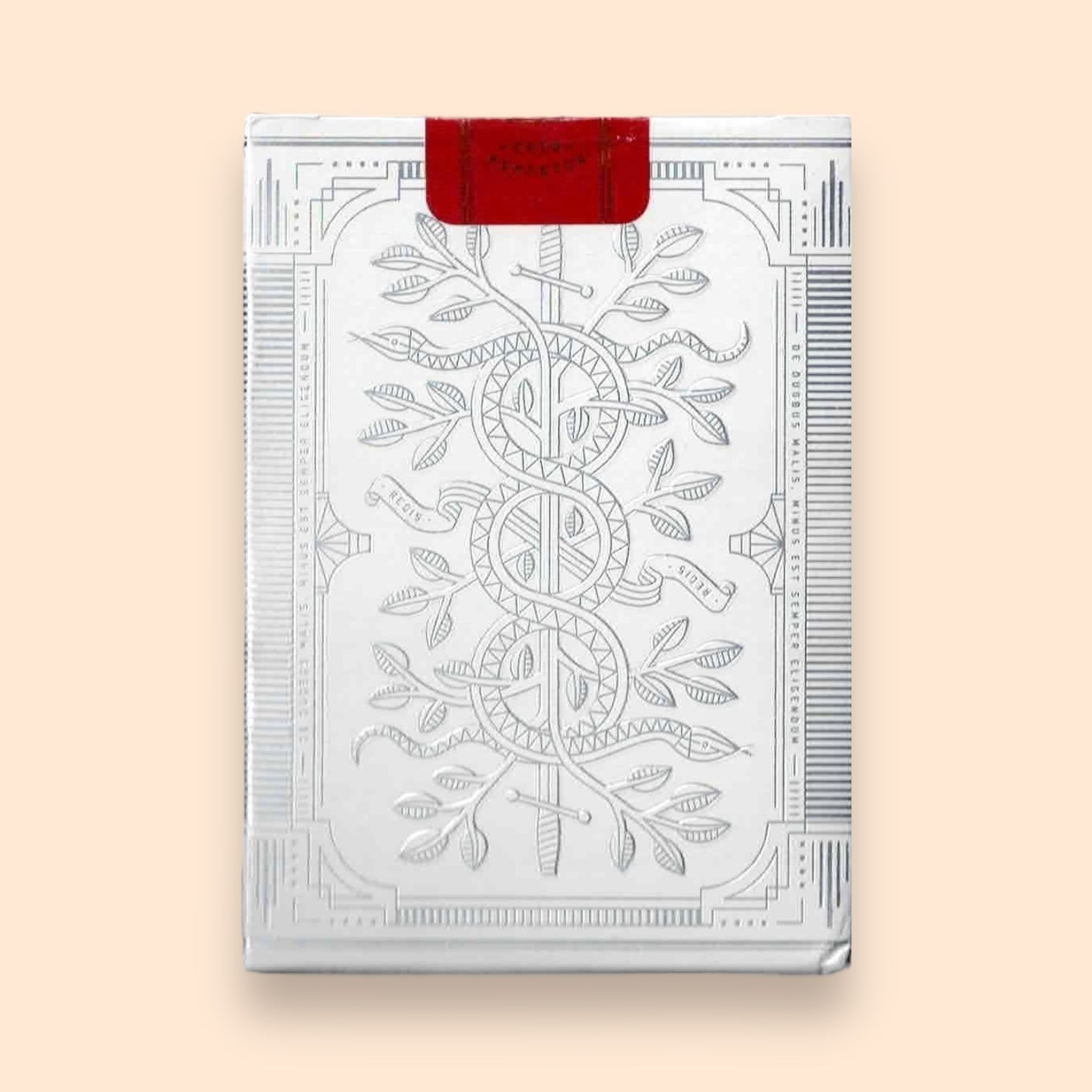Silver Monarch playing cards by Theory 11 [Ding]