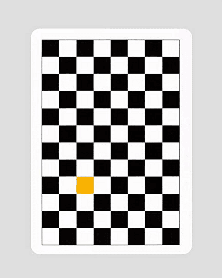 Anyone Checkerboard Summer Yellow Playing Cards