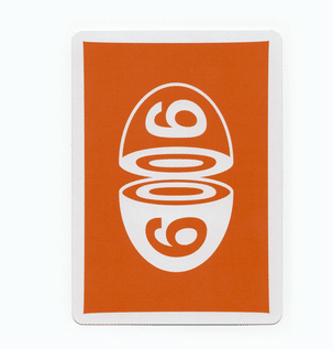 6006 Red/Orange Logo Playing Cards