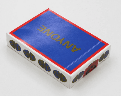 Anyone Cap Logo Blue/Gold Playing Cards