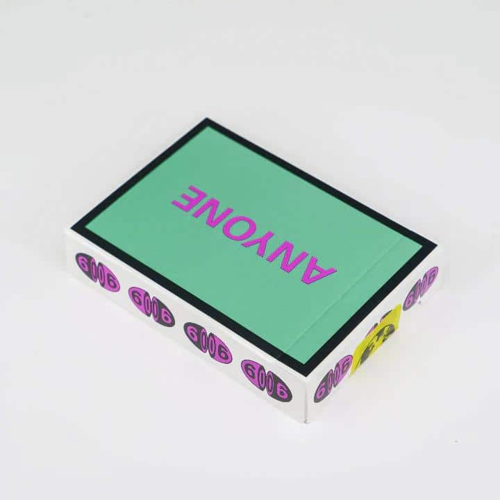 Anyone Cap Logo Green/Purple Playing Cards