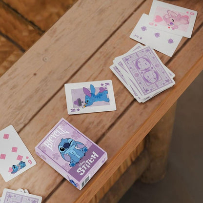 Bicycle Disney Stitch Purple Playing Cards