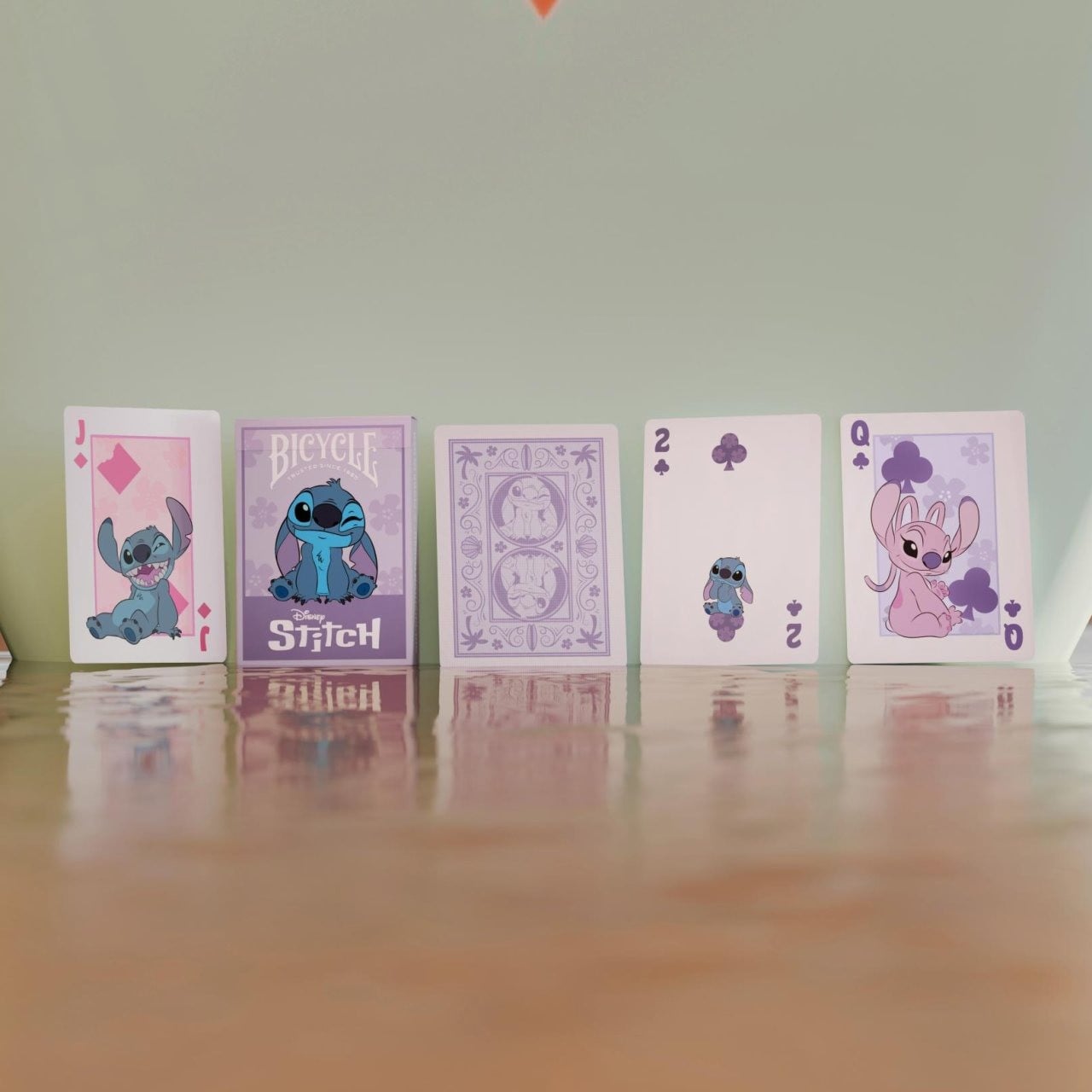 Bicycle Disney Stitch Purple Playing Cards