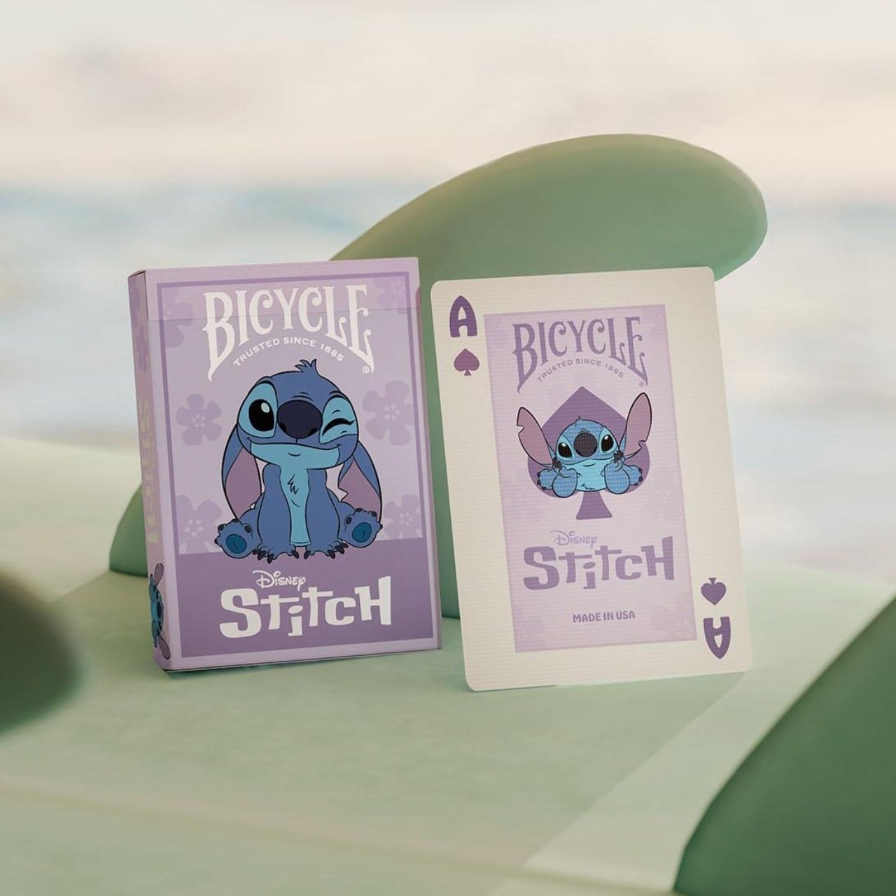 Bicycle Disney Stitch Purple Playing Cards