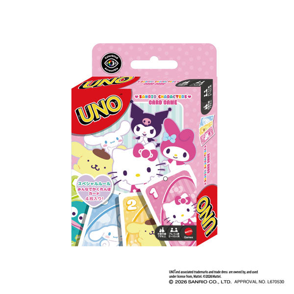 UNO Sanrio Characters Card Game Japan