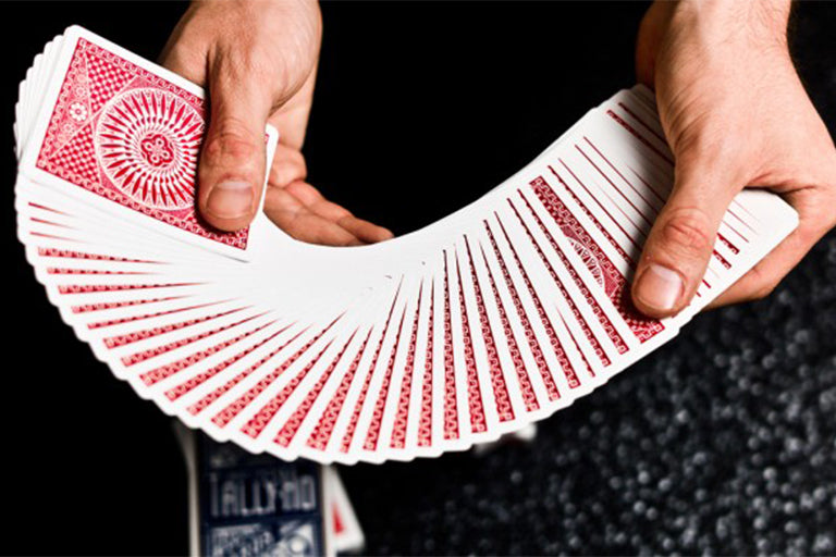 Tally Ho CIrcle Back Playing Cards Deck [Blue seals, Made in Ohio]