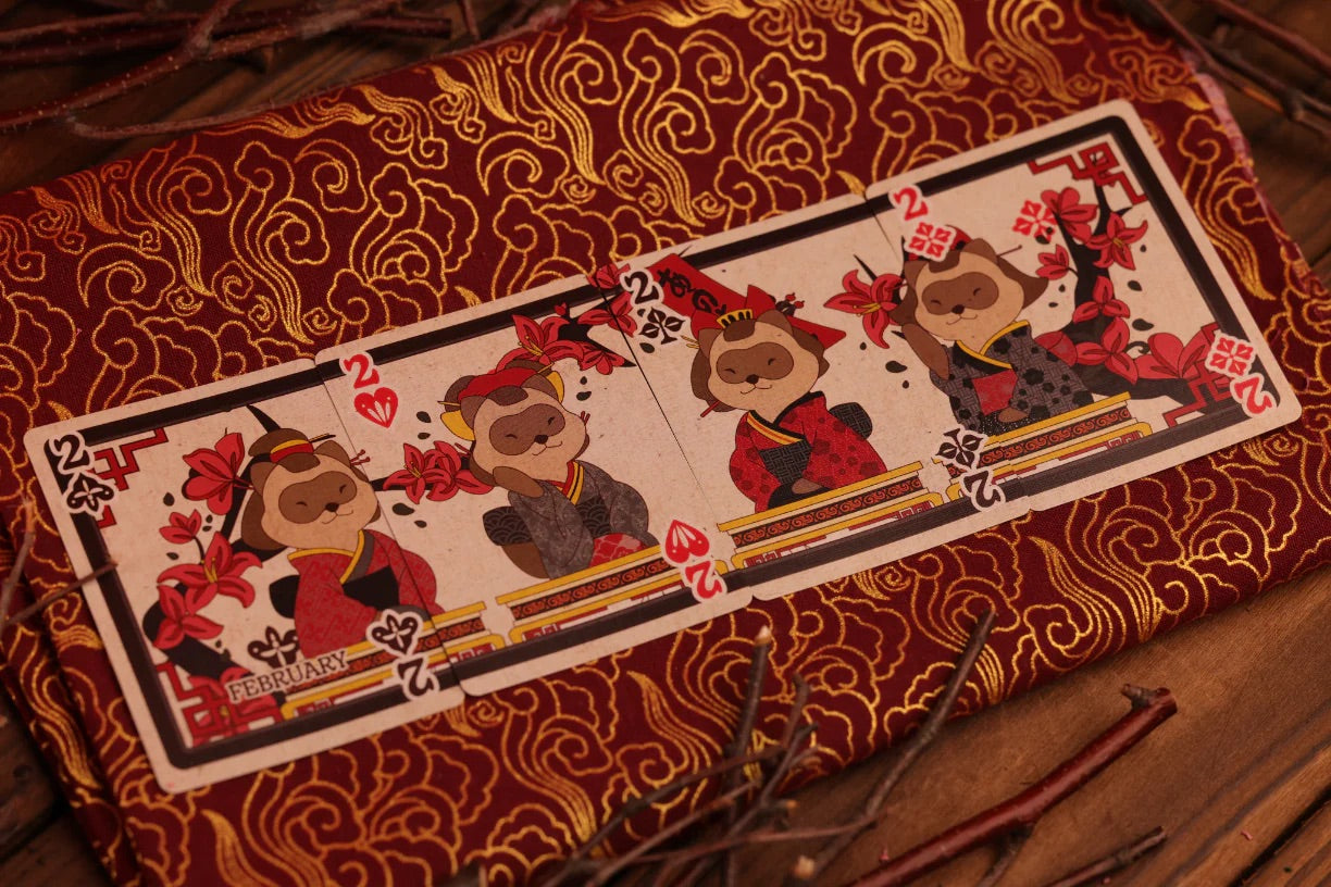 Tanuki Yukaku Playing Cards | Hanafuda Edition