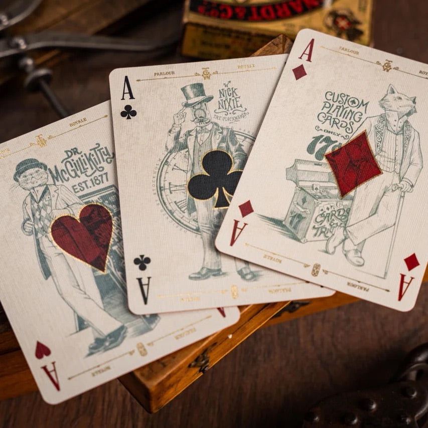 The Parlour Royale Ivory Edition (Red Edge Printing) Playing Cards