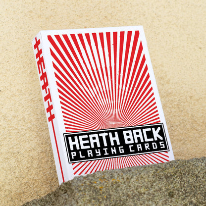 Heath Back Red Playing cards