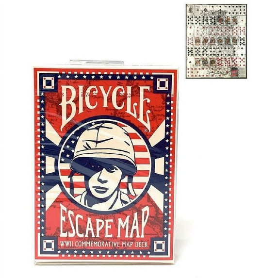 Bicycle Escape Map Playing Cards