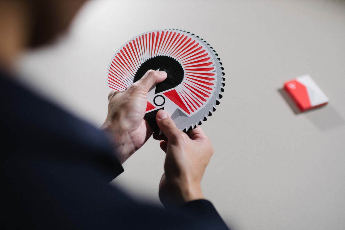Virtuoso P1 Foundation Crimson Red Cardistry Cards