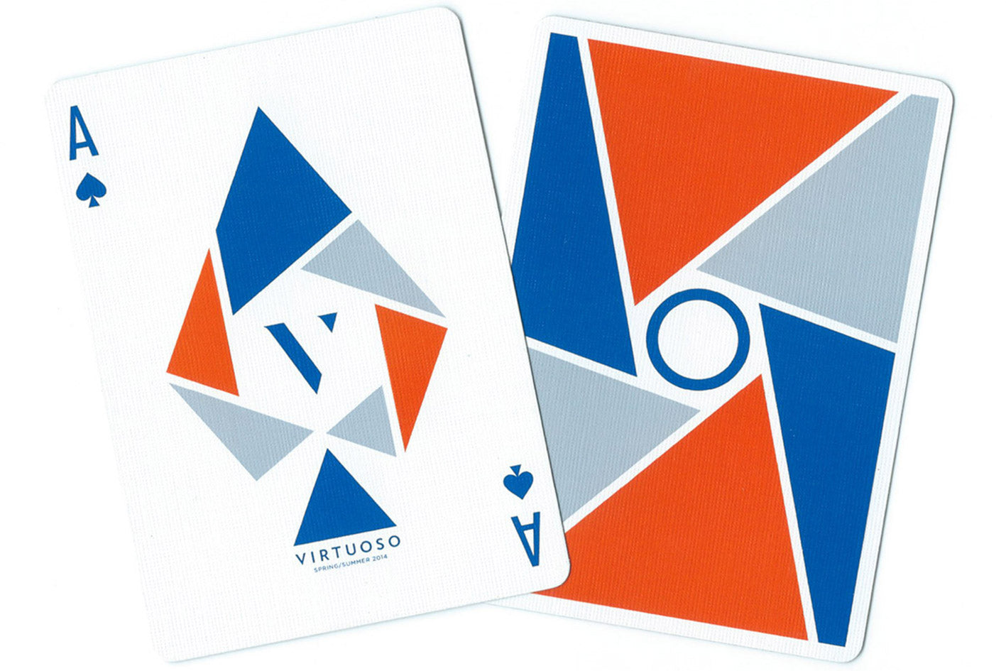 Virtuoso V2 SS14 Orange Playing Cards