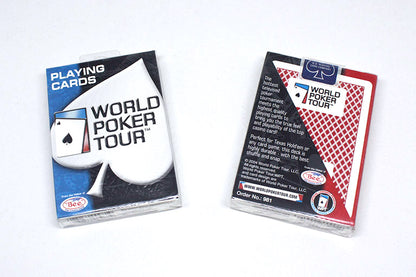 Bee WPT World Poker Tour Playing Cards Deck [Blue seals, Made in Ohio]