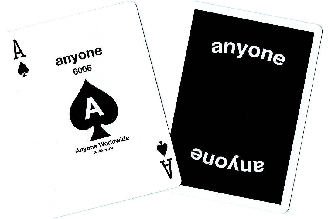 Black Logo Cardistry Cards by Anyone Worldwide