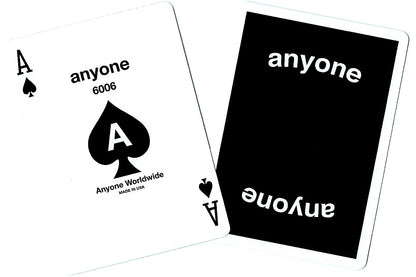Black Logo Cardistry Cards by Anyone Worldwide