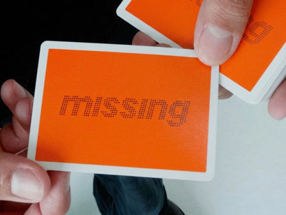 Orange Beam Playing Cards by Missing