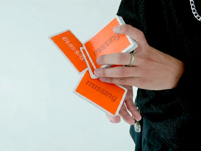 Orange Beam Playing Cards by Missing