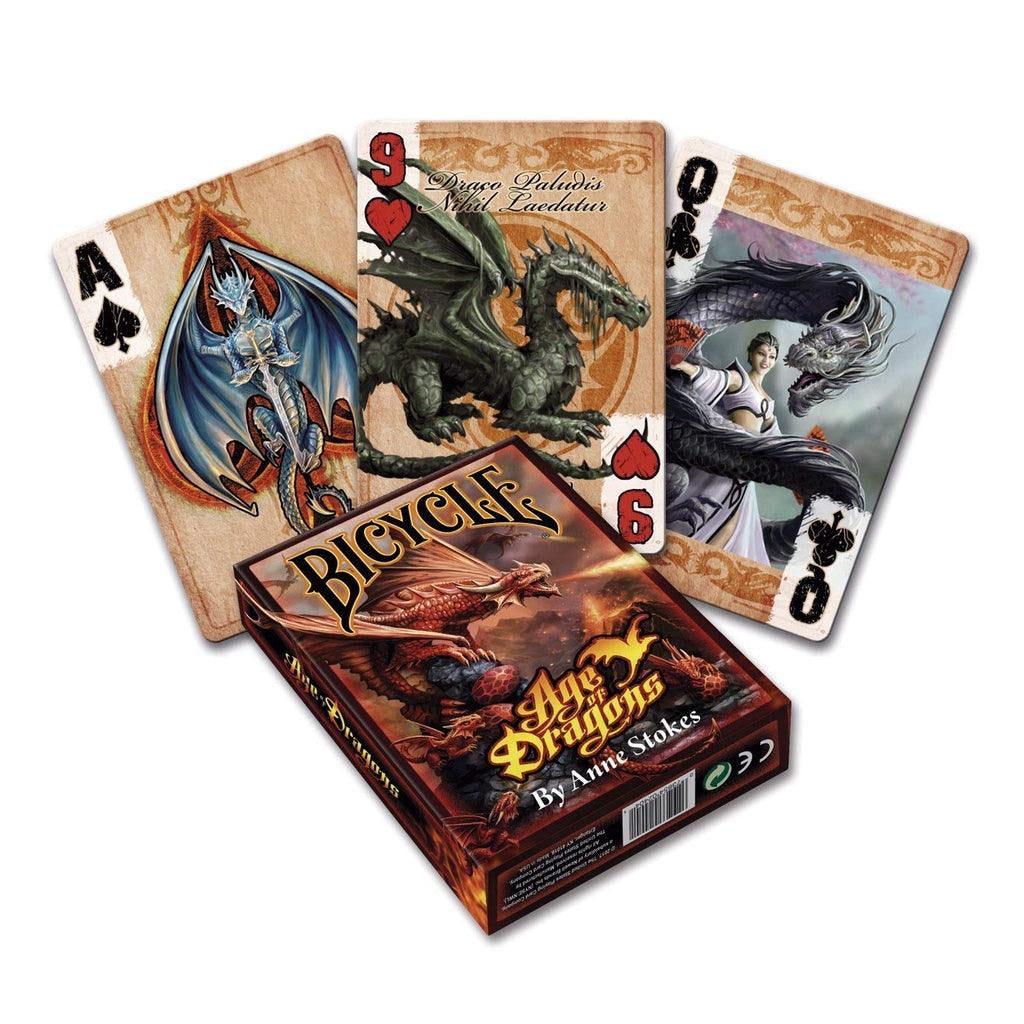 Bicycle Age of Dragons Playing Cards by Anne Stokes