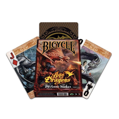 Bicycle Age of Dragons Playing Cards by Anne Stokes