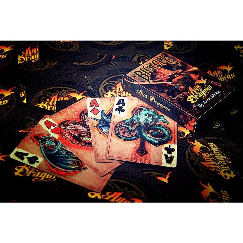 Bicycle Age of Dragons Playing Cards by Anne Stokes