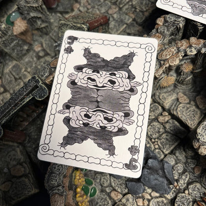 Royal Fever White UV Fontaine Playing Cards