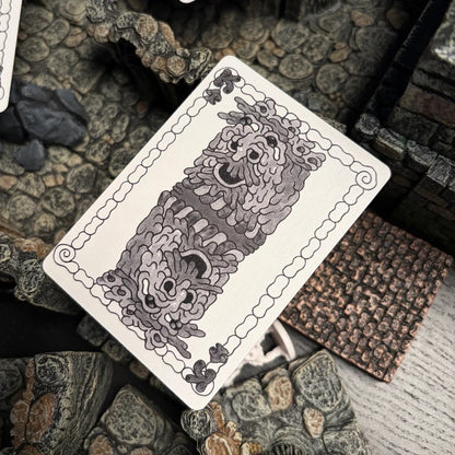 Royal Fever White UV Fontaine Playing Cards