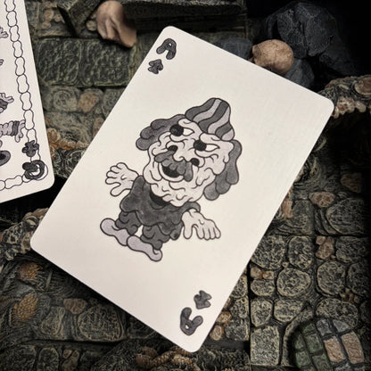 Royal Fever White UV Fontaine Playing Cards