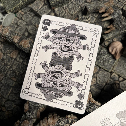 Royal Fever White UV Fontaine Playing Cards