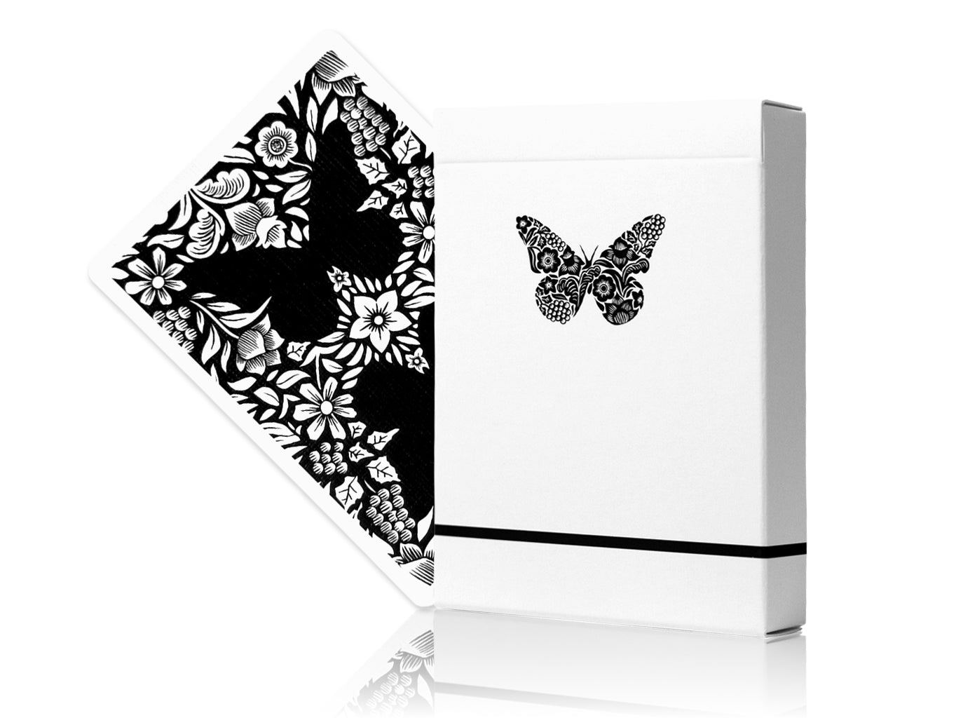 Butterfly Workers Edition Black Playing Cards