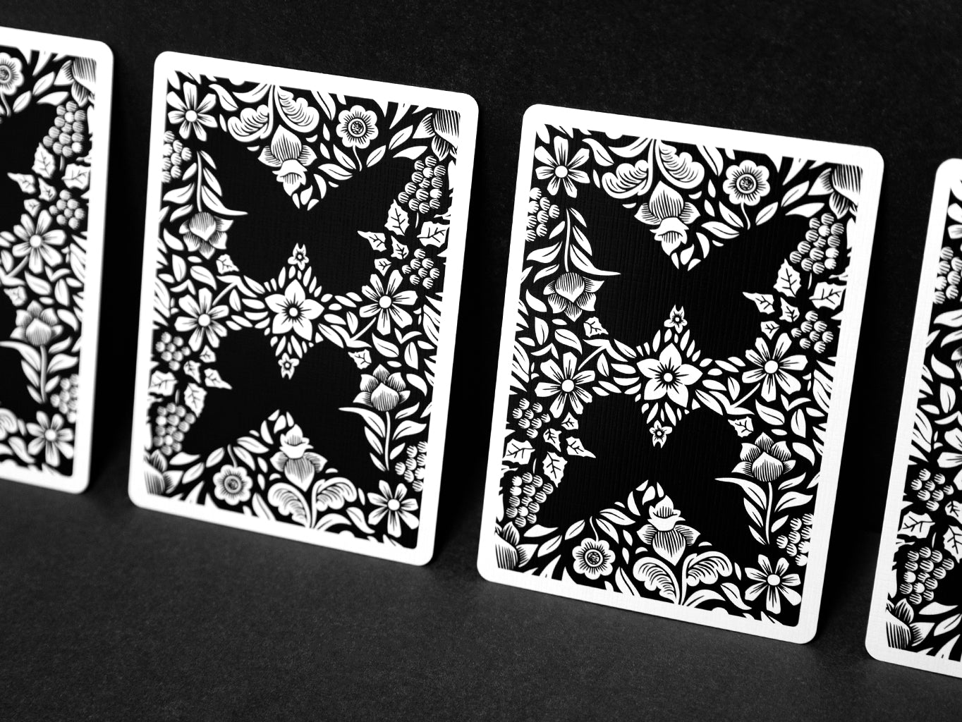 Butterfly Workers Edition Black Playing Cards