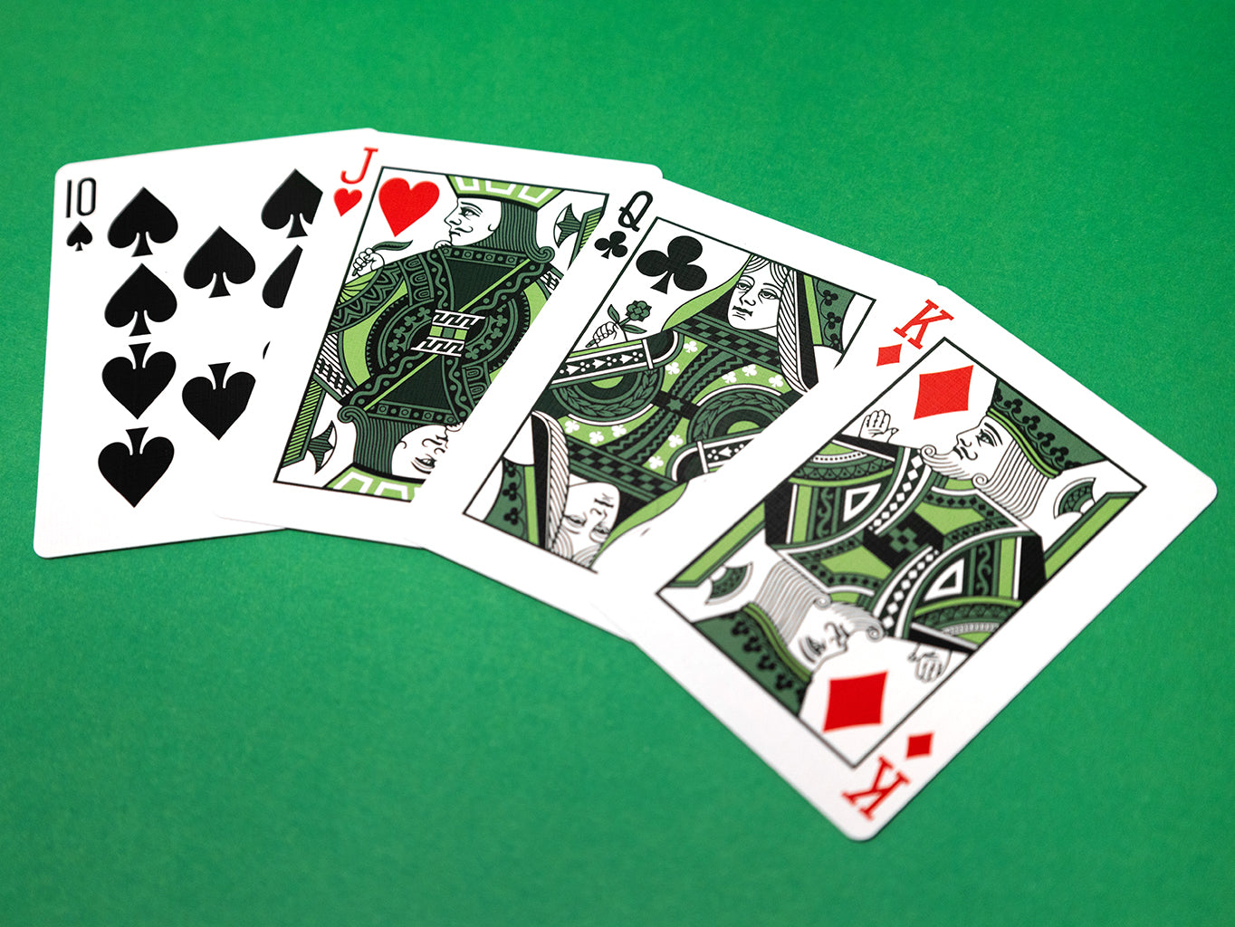 Butterfly Workers Edition Green Playing Cards