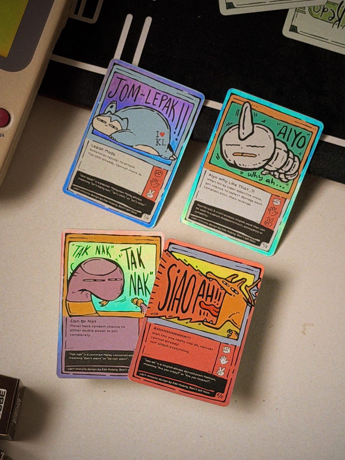 Pokkedo SINGAPORE &amp; MALAYSIA SLANG Promo Card [NOT FOR SALE]