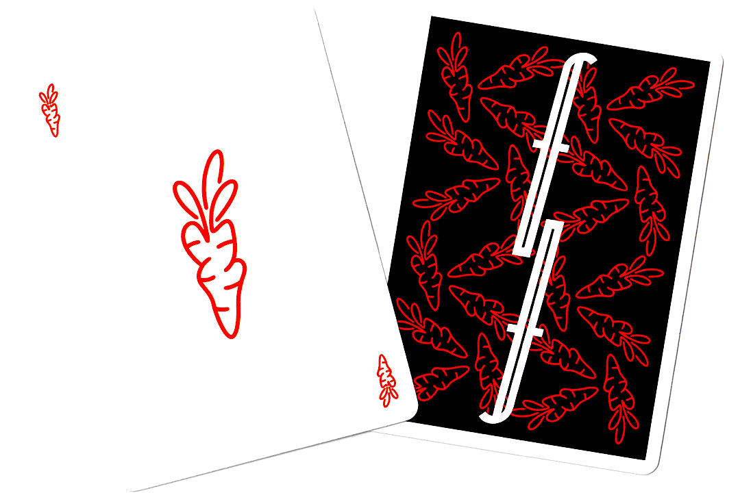 Fontaine Carrots V2 Red Playing Cards