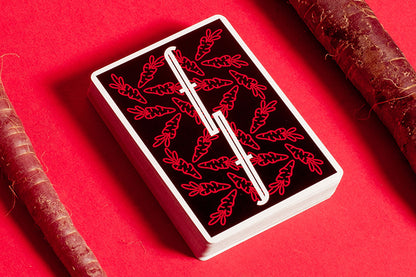 Fontaine Carrots V2 Red Playing Cards