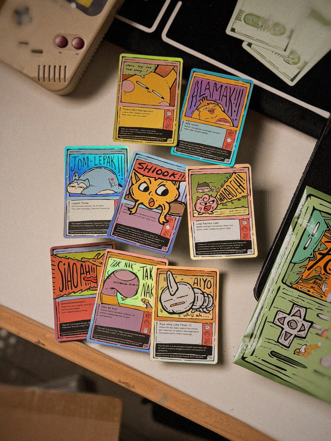 Pokkedo SINGAPORE &amp; MALAYSIA SLANG Promo Card [NOT FOR SALE]