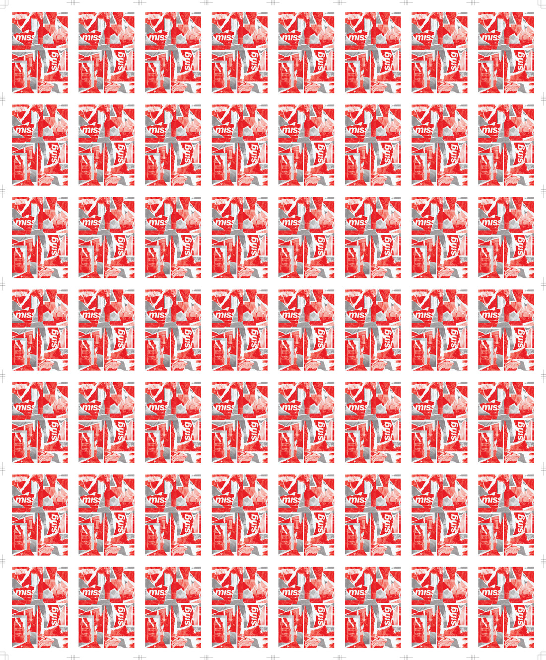 Collage Playing Cards - Singapore Edition Uncut Sheet + Deck