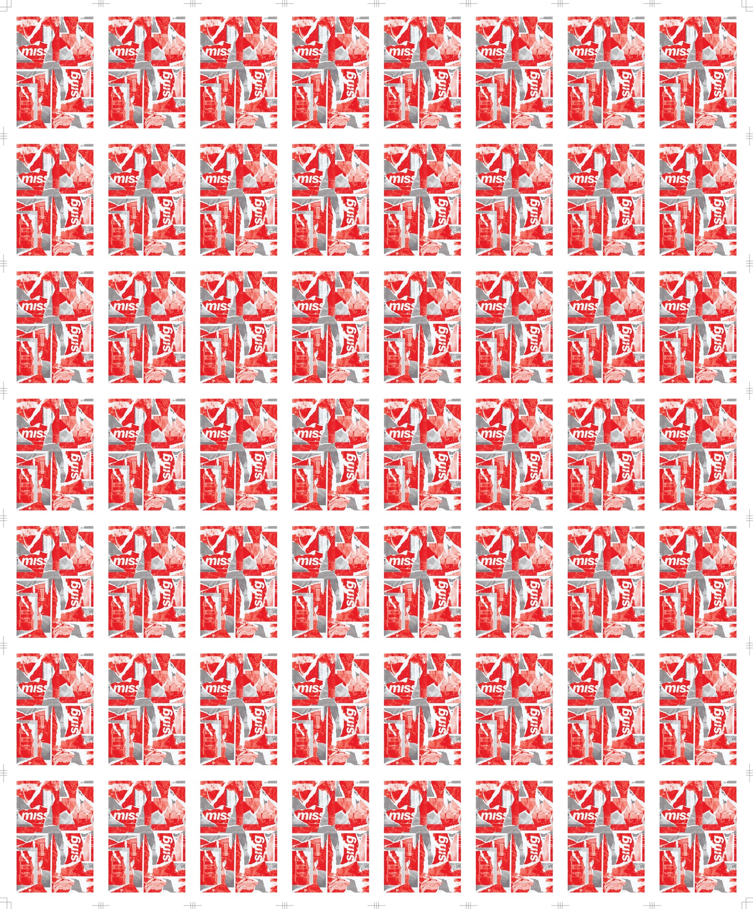 Collage Playing Cards - Singapore Edition Uncut Sheet + Deck