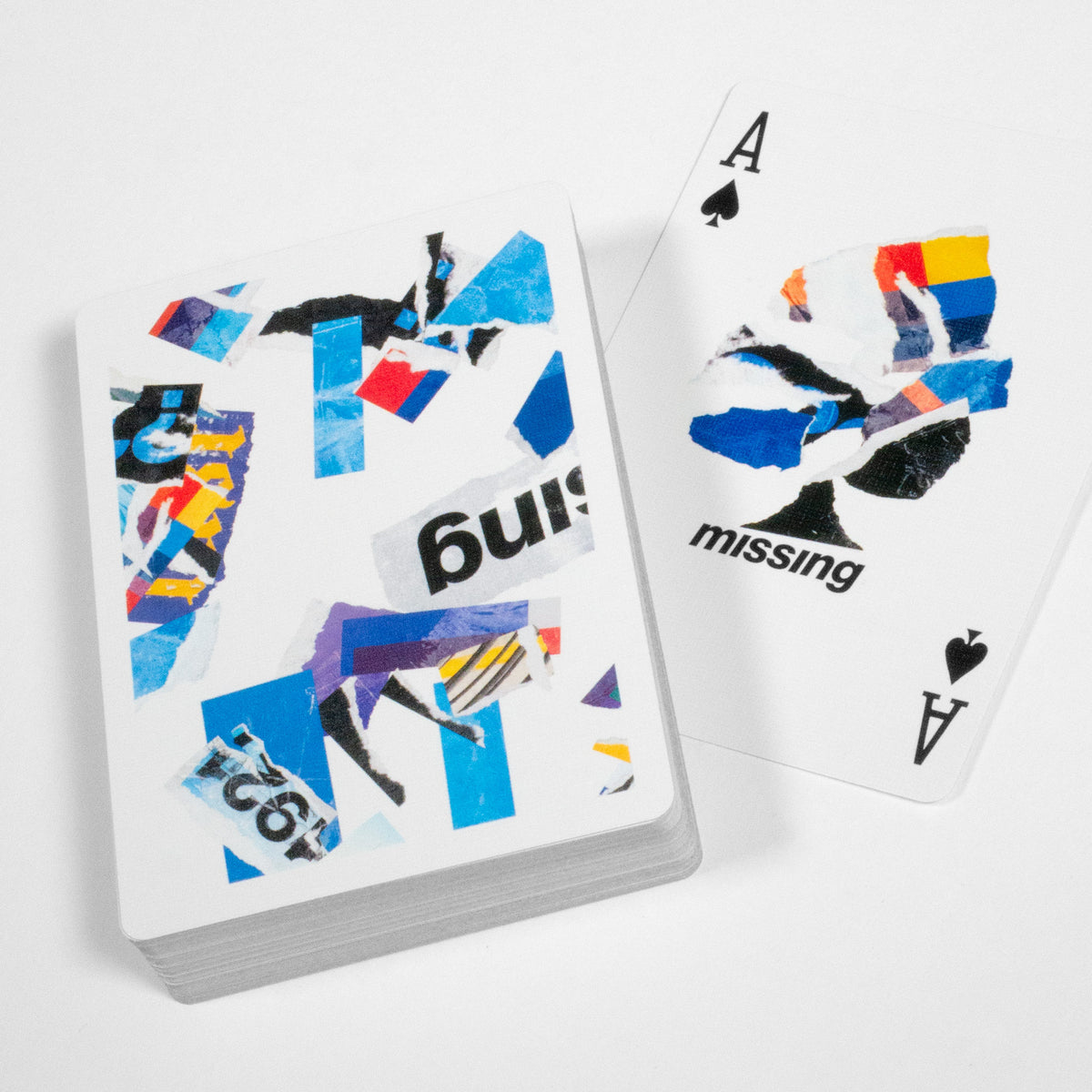 Collage Playing Cards - Construction