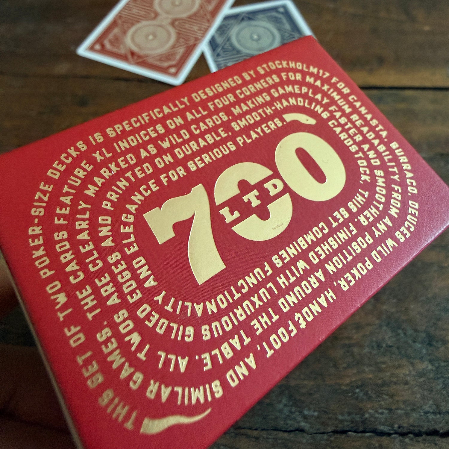 Dazzling Deuces LTD700 (Twindecks with gilded edges)