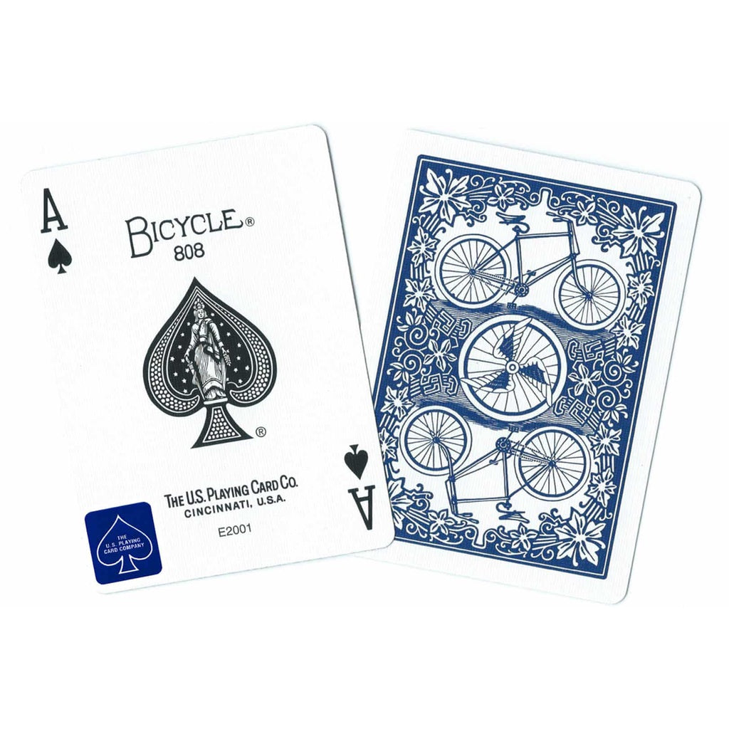 Bicycle League Back Playing Cards [Blue seals, Made in Ohio]