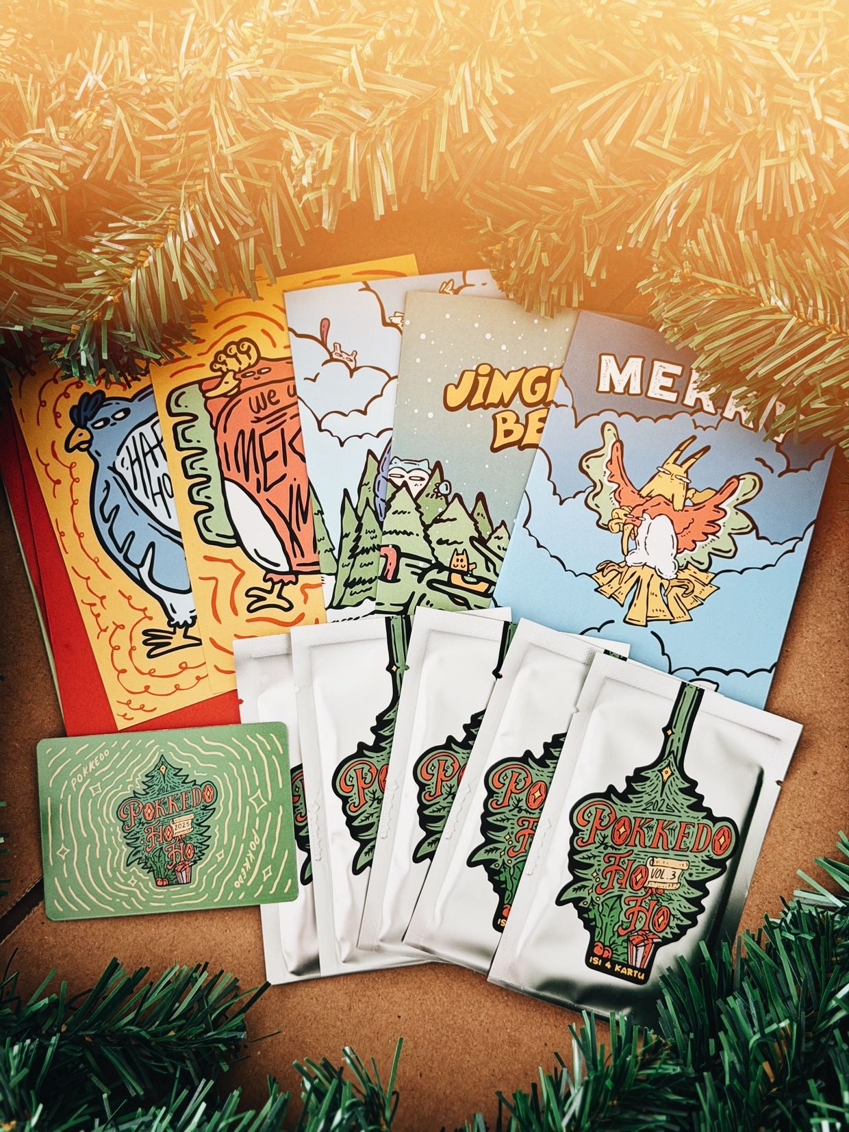 Pokkedo HOHO V3 2025 Christmas Envelope - 5 Packs