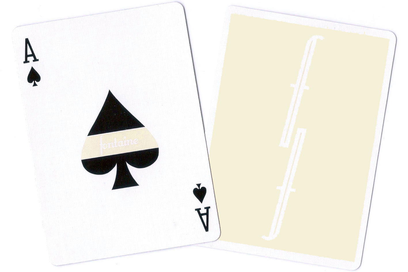 Horchata Fontaine Playing Cards