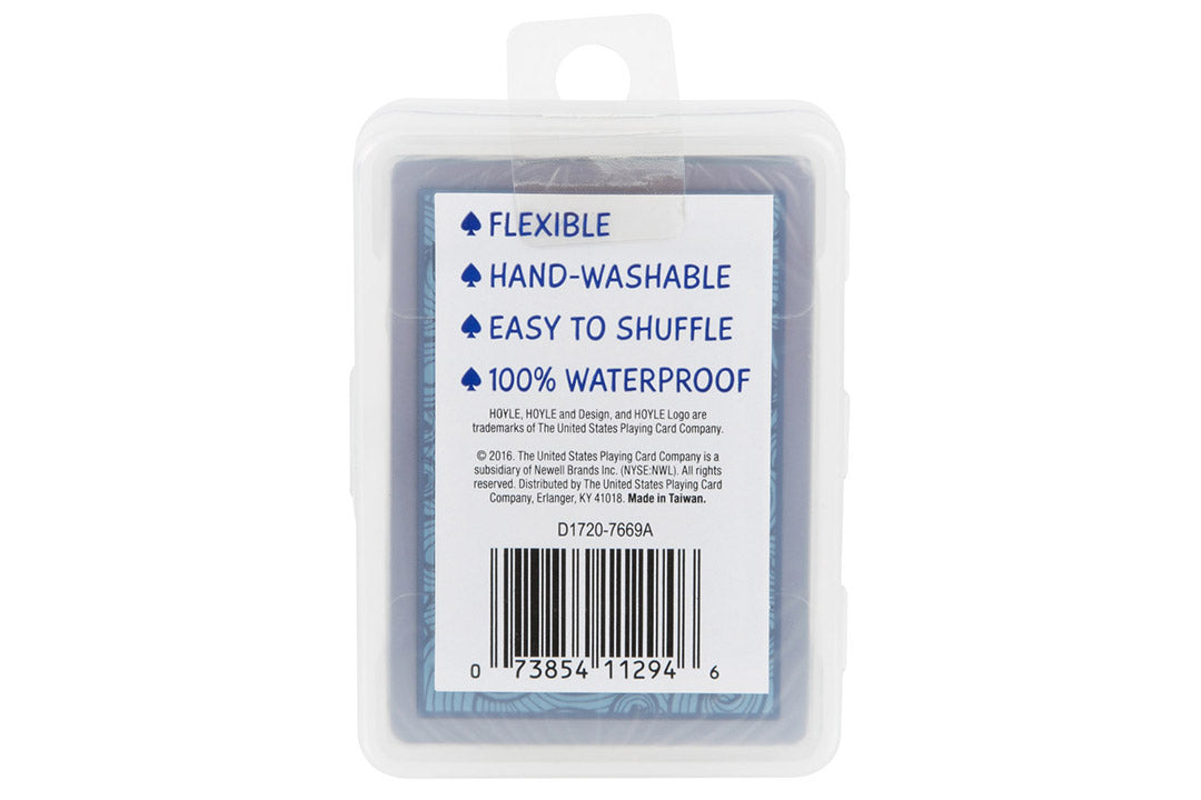 Hoyle waterproof 100% Plastic Transparent Playing cards