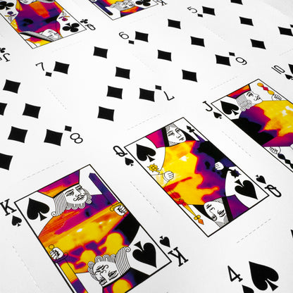 Infrared Philadelphia Playing Cards Uncut Sheet