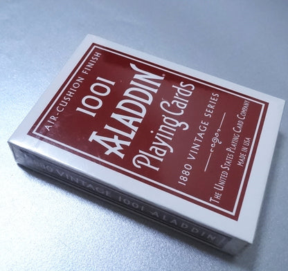 Aladdin 1001 Dome Back 1880 Vintage Red &amp; Blue Playing Cards Set